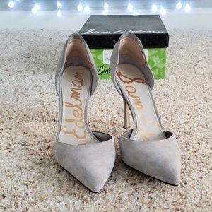 Sam Edelman Delilah, Grey suede pump